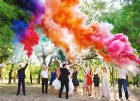 Цветной дым для свадьбы в Чите
